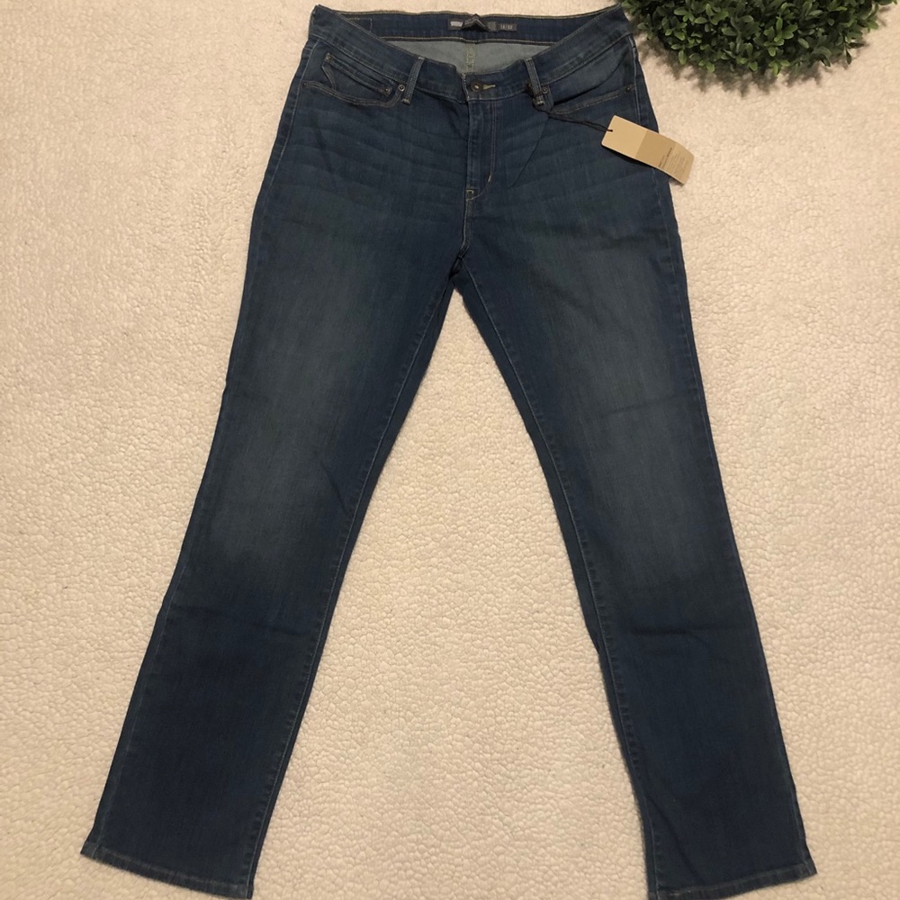 Levi’s Demi Curve Mid Rise Straight Size 14/32